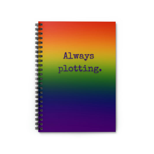 Rainbow Always Plotting Notebook