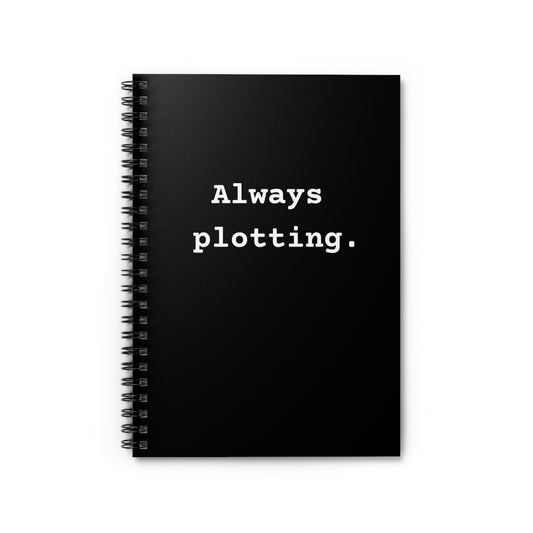 Black Always Plotting Notebook