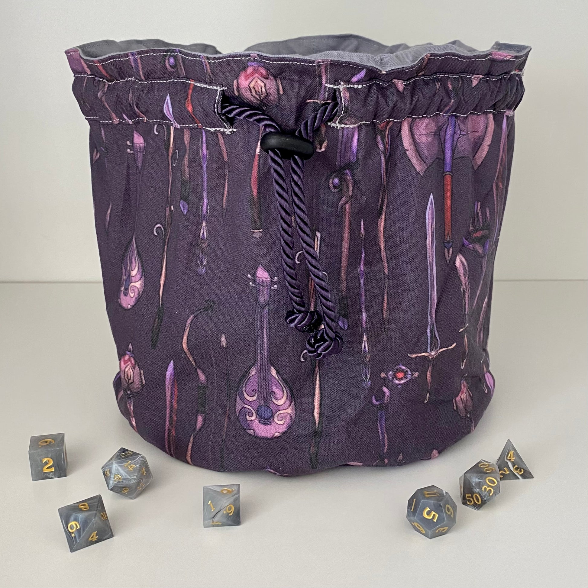 Choose Your Weapon Giant Dice Bag - 8 Sections – Witch of the Weald